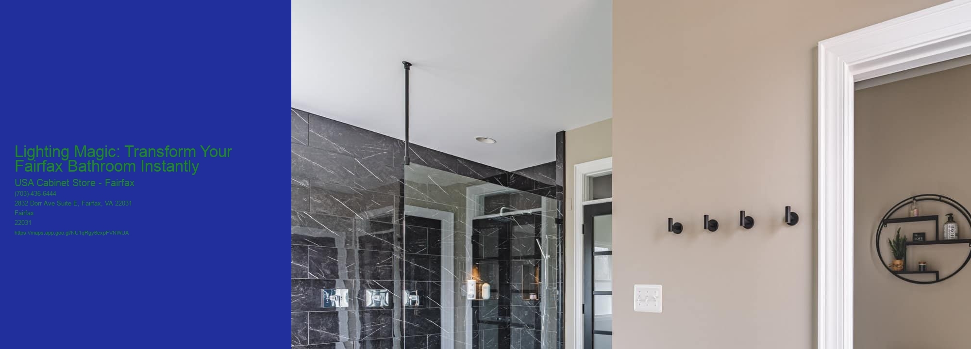 Lighting Magic: Transform Your Fairfax Bathroom Instantly