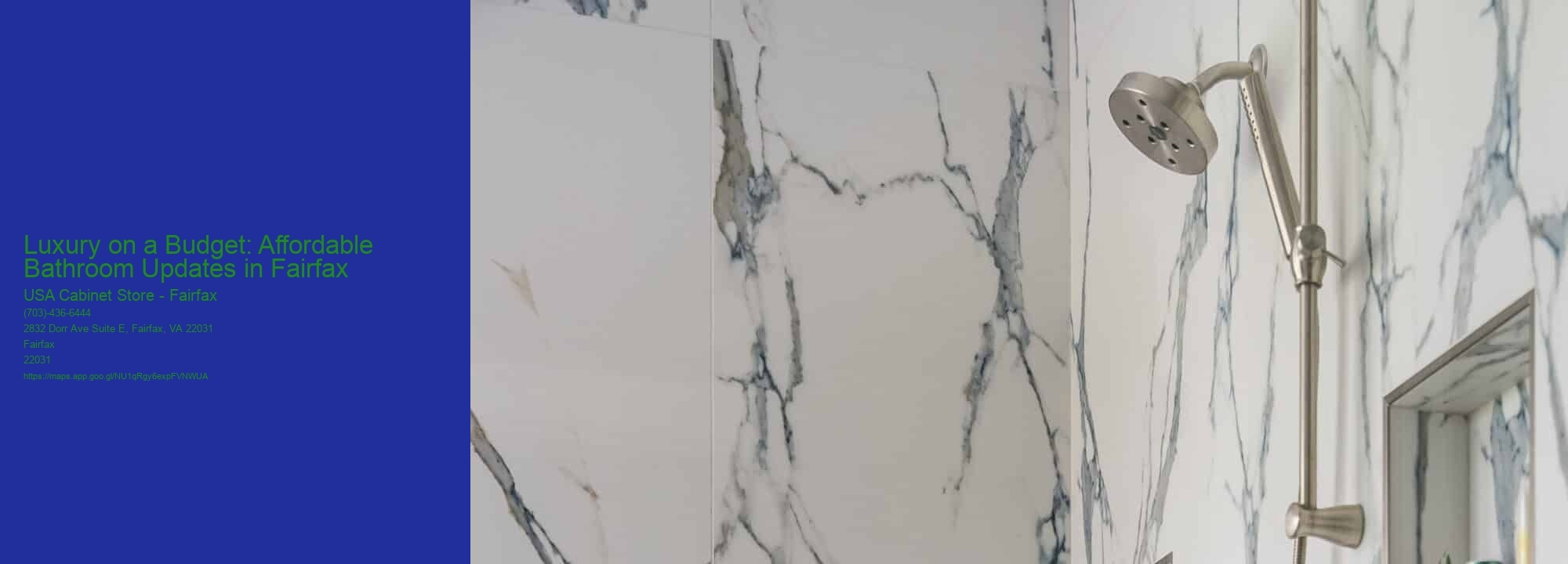 Luxury on a Budget: Affordable Bathroom Updates in Fairfax