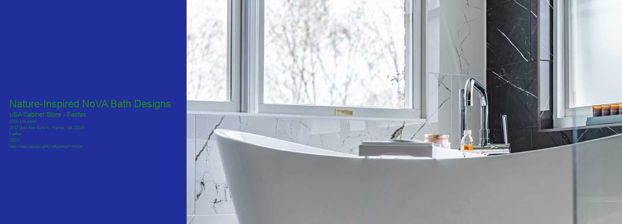 Nature-Inspired NoVA Bath Designs
