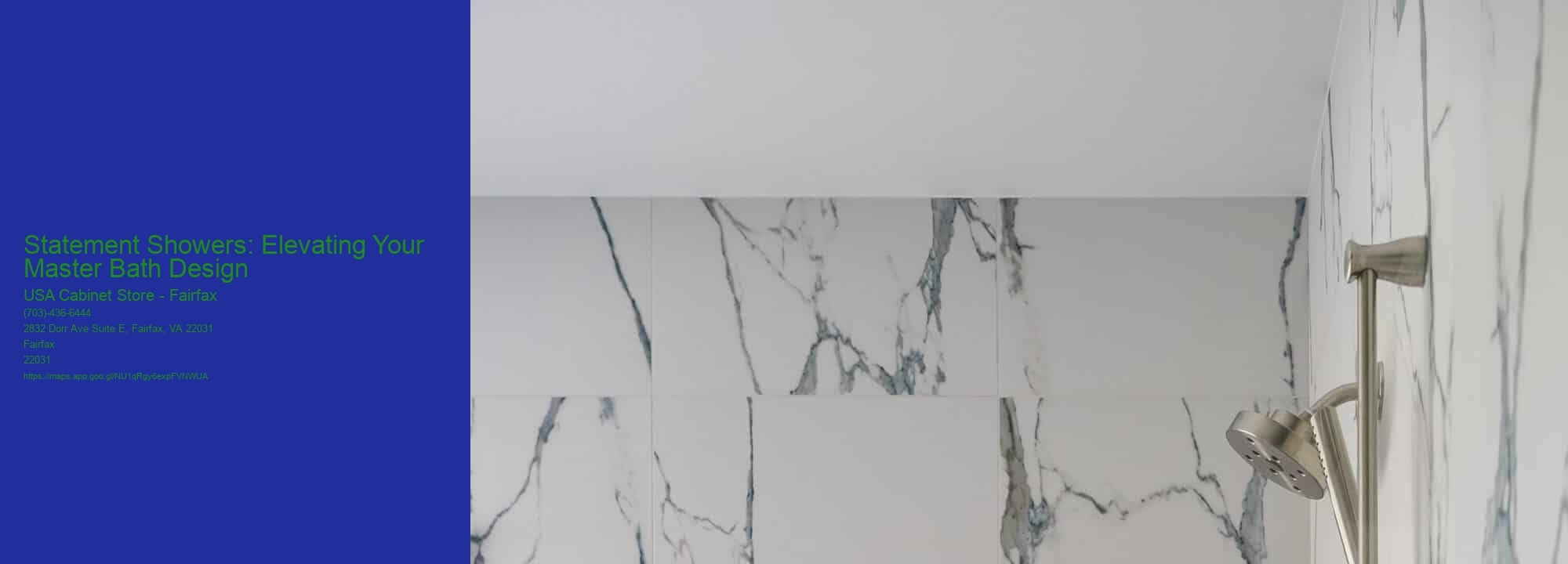 Statement Showers: Elevating Your Master Bath Design