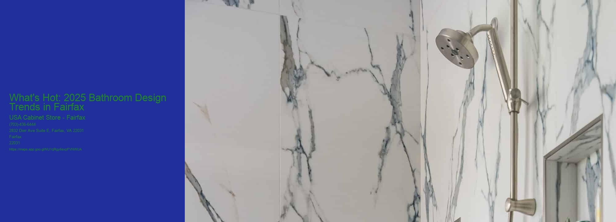 What's Hot: 2025 Bathroom Design Trends in Fairfax